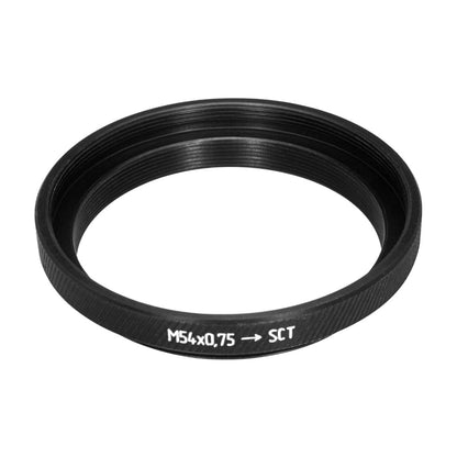 M54x0.75 female to SCT male thread adapter
