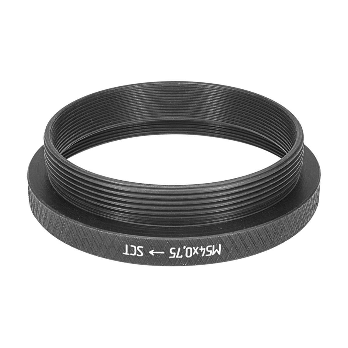 M54x0.75 female to SCT male thread adapter, 8mm long