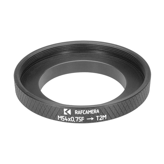 M54x0.75 female to M42x0.75 (T2) male thread adapter