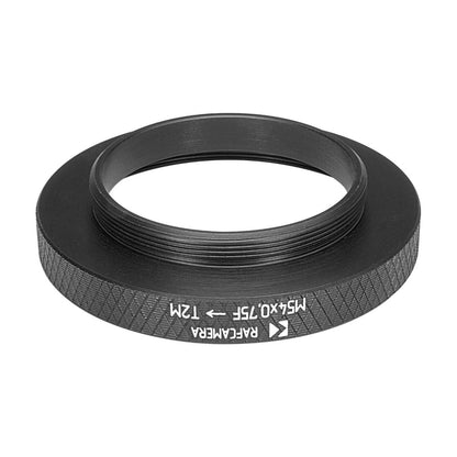 M54x0.75 female to M42x0.75 (T2) male thread adapter
