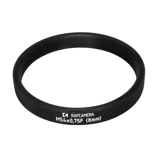 M54x0.75 female thread coupler (8mm long)