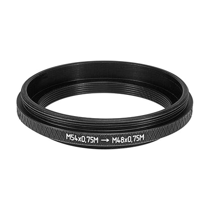 M54x0.75 male to M48x0.75 male thread adapter