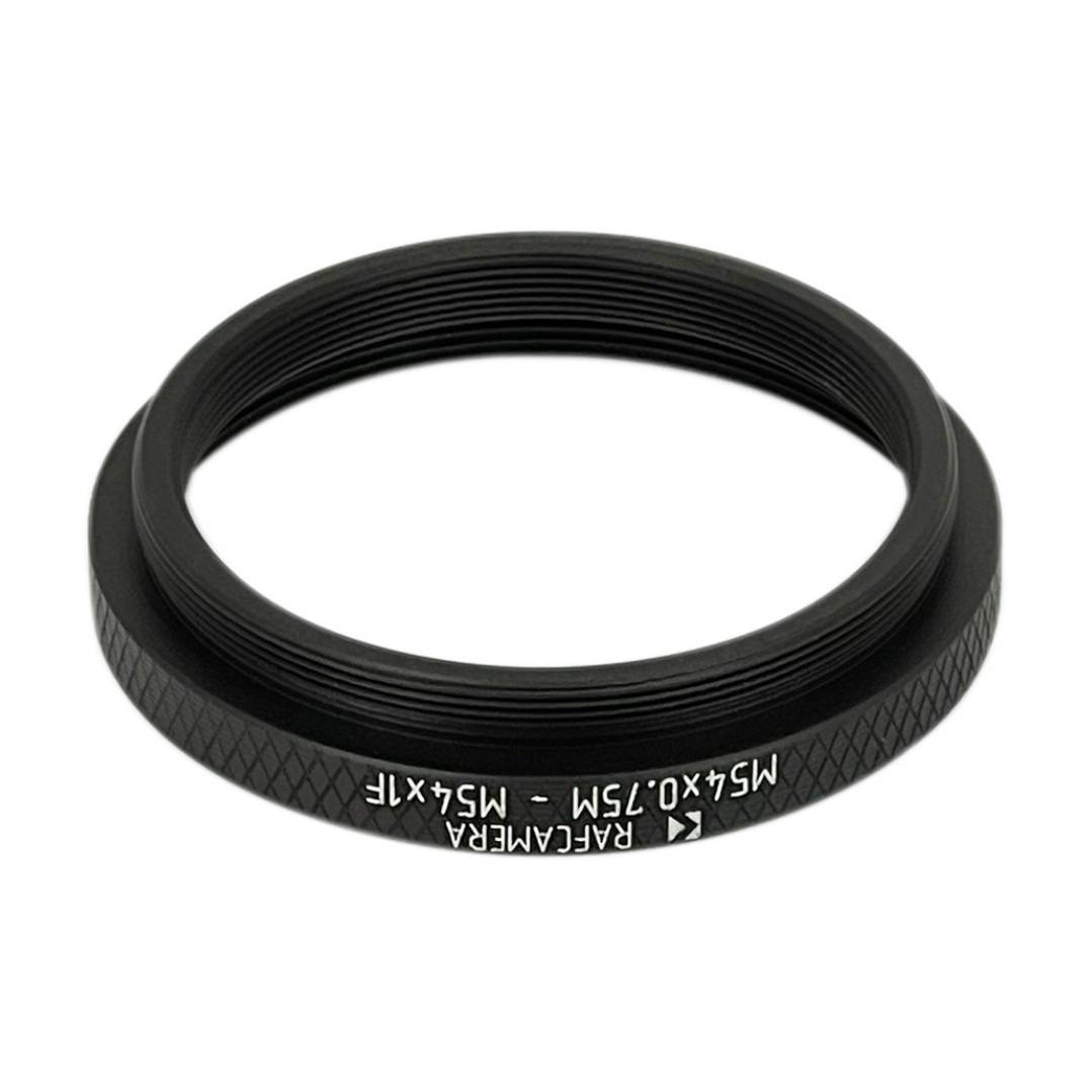 M54x0.75 male to M54x1 female thread adapter