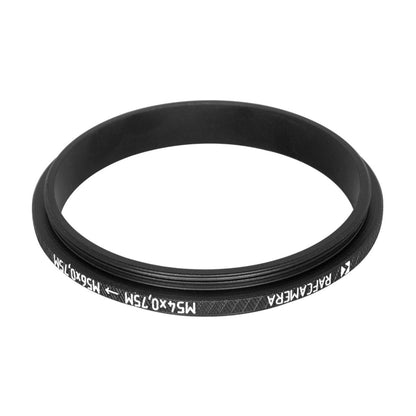 M54x0.75 male to M56x0.75 male thread adapter