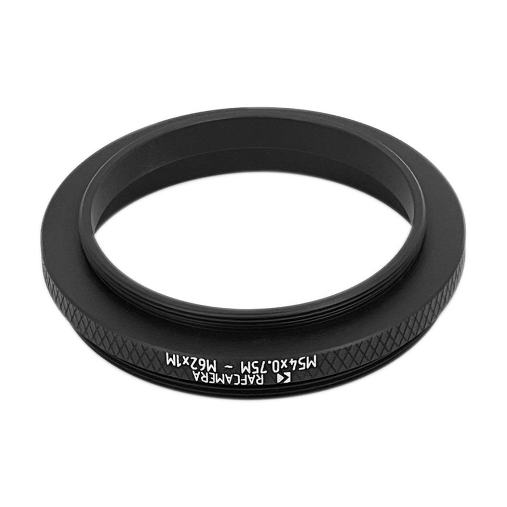 M54x0.75 male to M62x1 male thread adapter