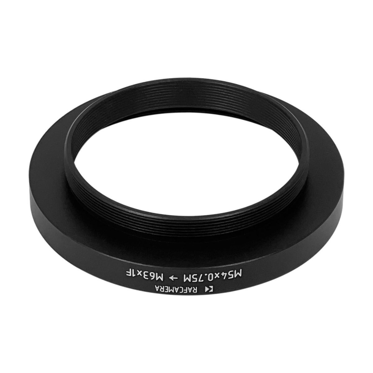 M54x0.75 male to M63x1 female thread adapter for AR152 drawtube and WO Flat6AIII