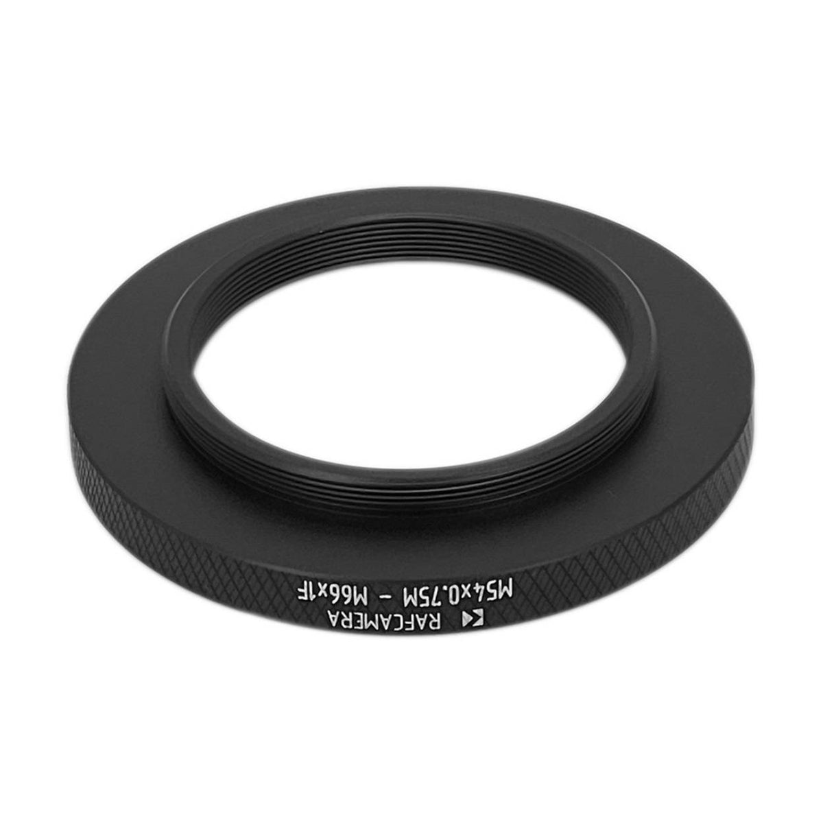 M54x0.75 male to M66x1 female thread adapter