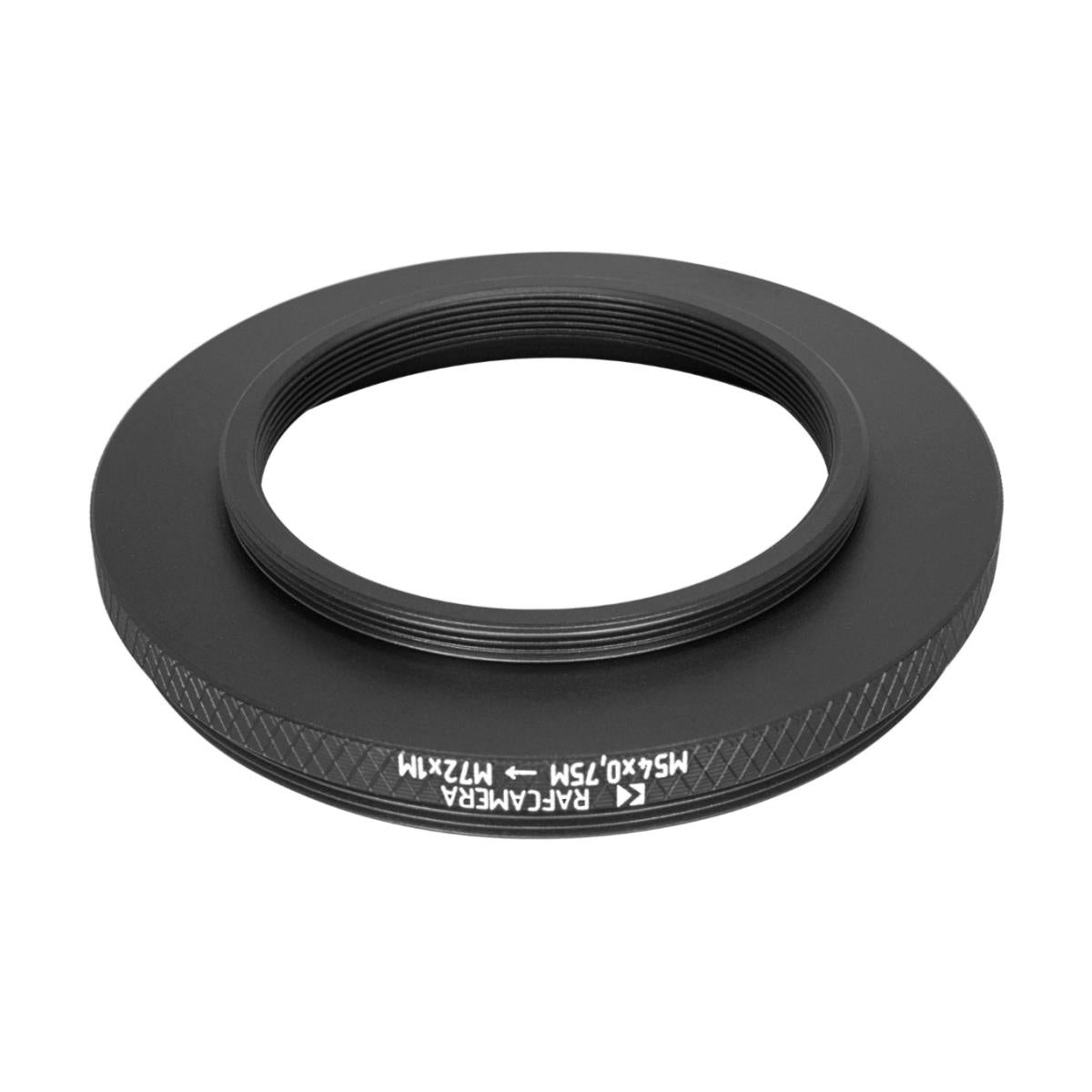 M54x0.75 male to M72x1 male thread adapter