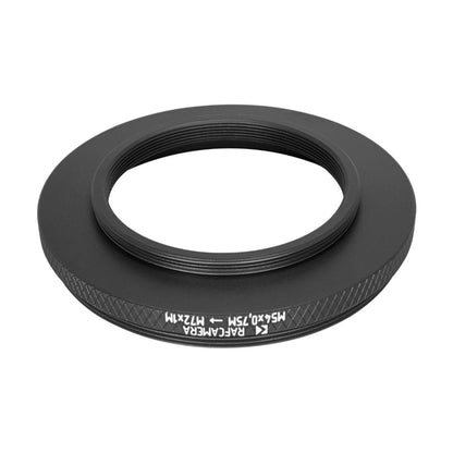 M54x0.75 male to M72x1 male thread adapter