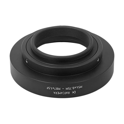 M54x0.75 male to M87x1.5 female thread adapter, adjustable