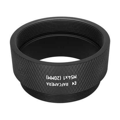 M54x1 male to M54x1 female thread adapter (20mm long extender)