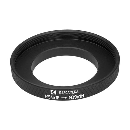 M54x1 female to M39x1 (LTM) male thread adapter