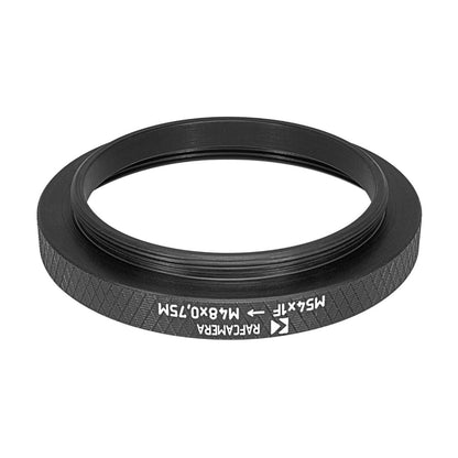 M54x1 female to M48x0.75 male thread adapter