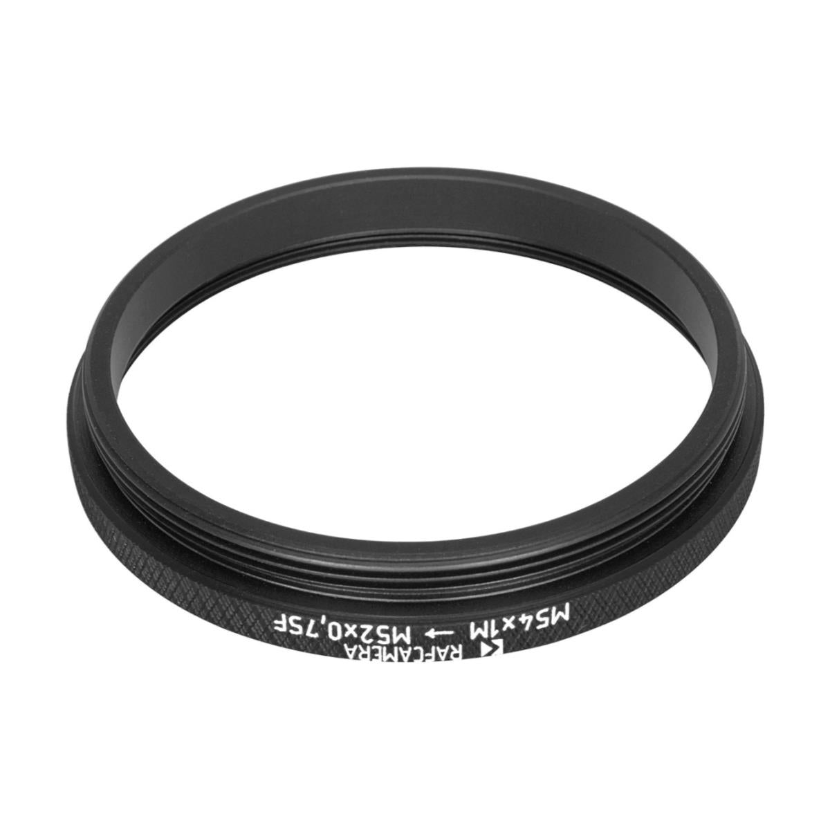 M54x1 male to M52x0.75 female thread adapter for Olympus DF Plan 1x objective