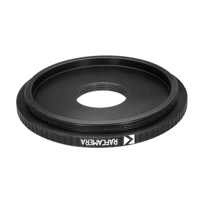M55x0.75 male to M19x0.75 female thread adapter (55mm to 19mm step-down ring)