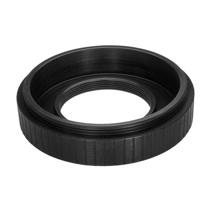 M55x0.75 male to M32x0.75 female thread adapter, 10mm deep