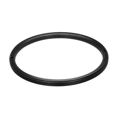 M55x0.75 male to M49x0.75 female thread adapter (step-down ring), flangeless