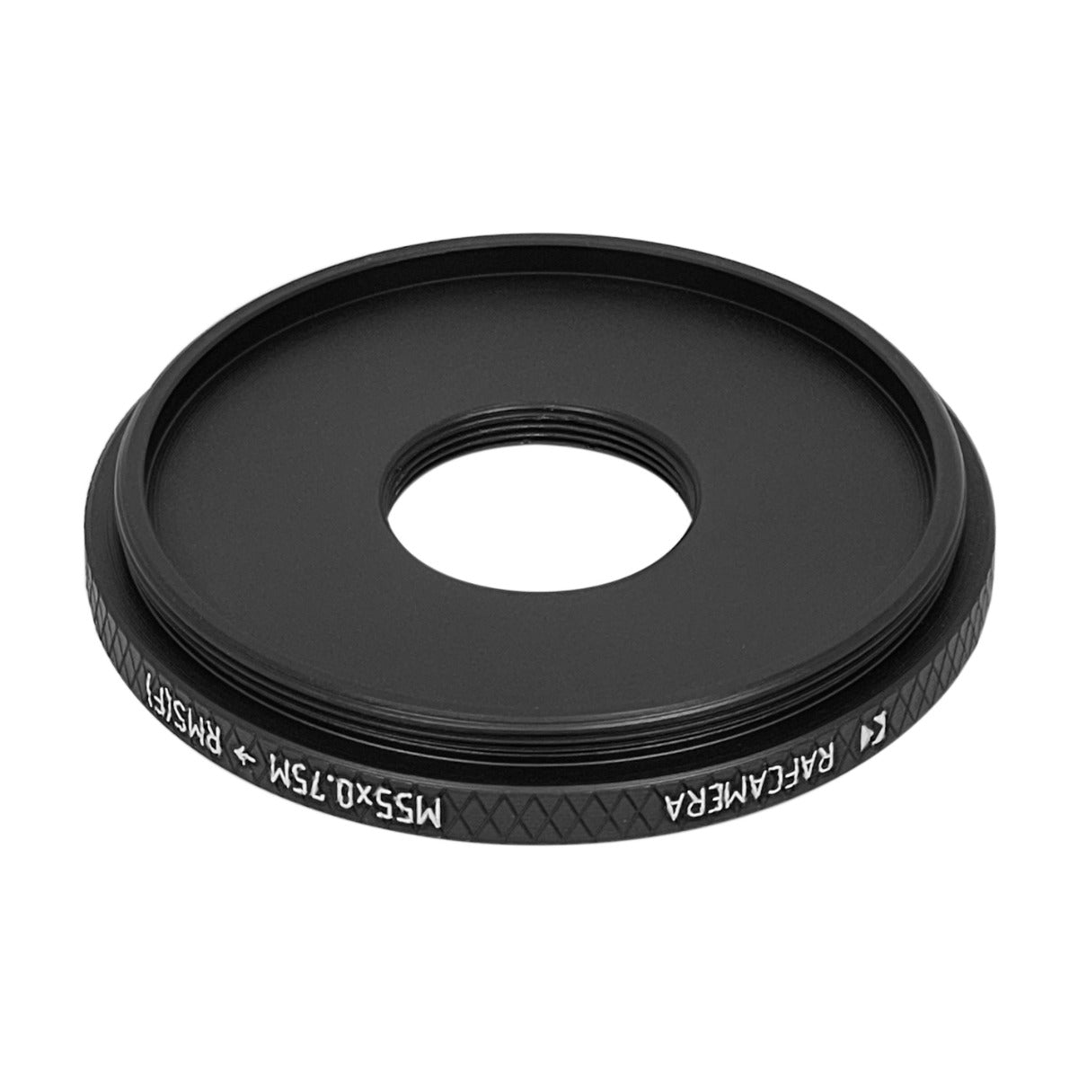 M55x0.75 male to RMS female thread adapter (55mm to RMS step-down ring)