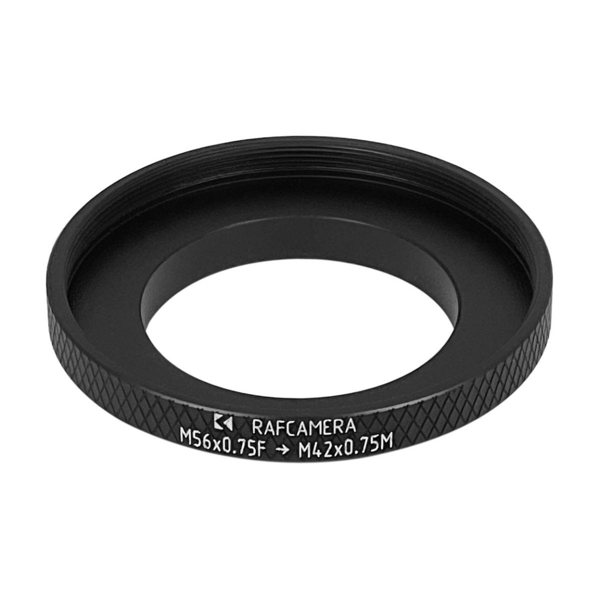 M56x0.75 female to M42x0.75 male thread adapter for Takahashi FC-76DCU