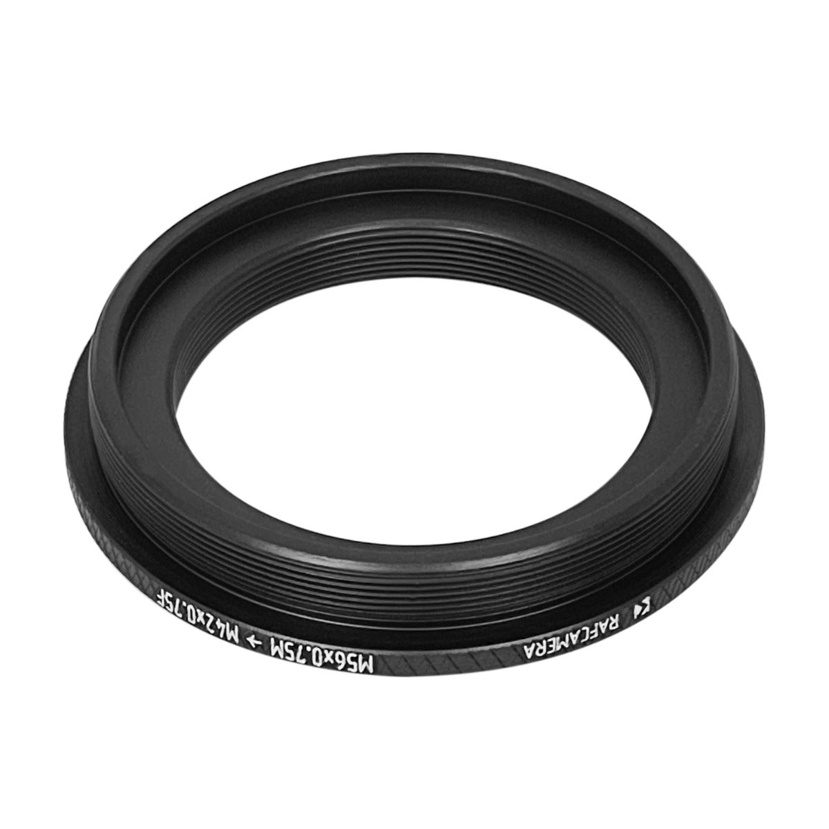 M56x0.75 male to M42x0.75 female thread adapter