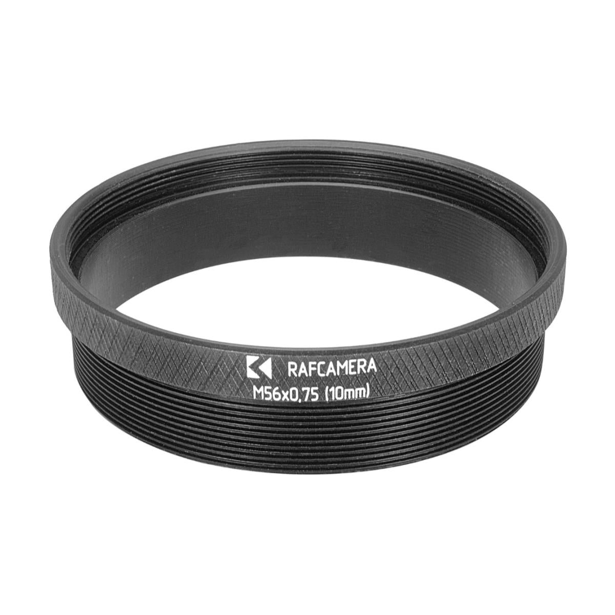 M56x0.75 male to M56x0.75 female thread adapter (10mm extender)