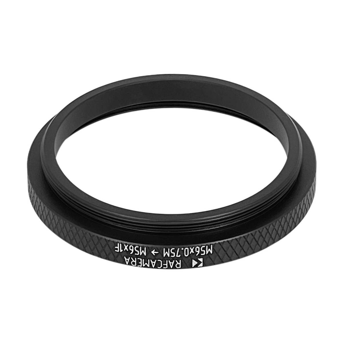M56x0.75 male to M56x1 female thread adapter