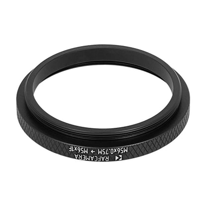 M56x0.75 male to M56x1 female thread adapter