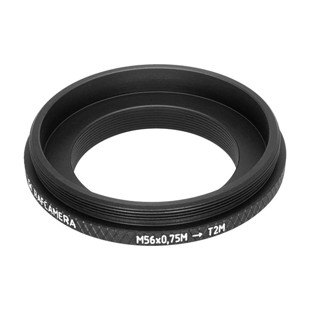 M56x0.75 male to M42x0.75 (T2) male thread adapter