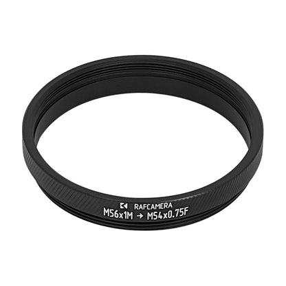 M56x1 male to M54x0.75 female thread adapter