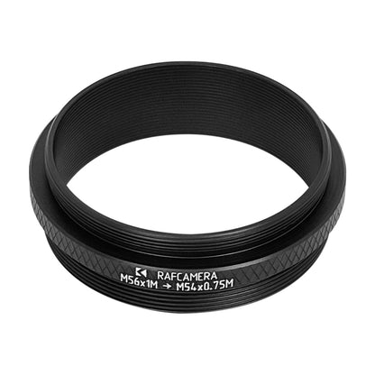 M56x1 male to M54x0.75 male thread adapter