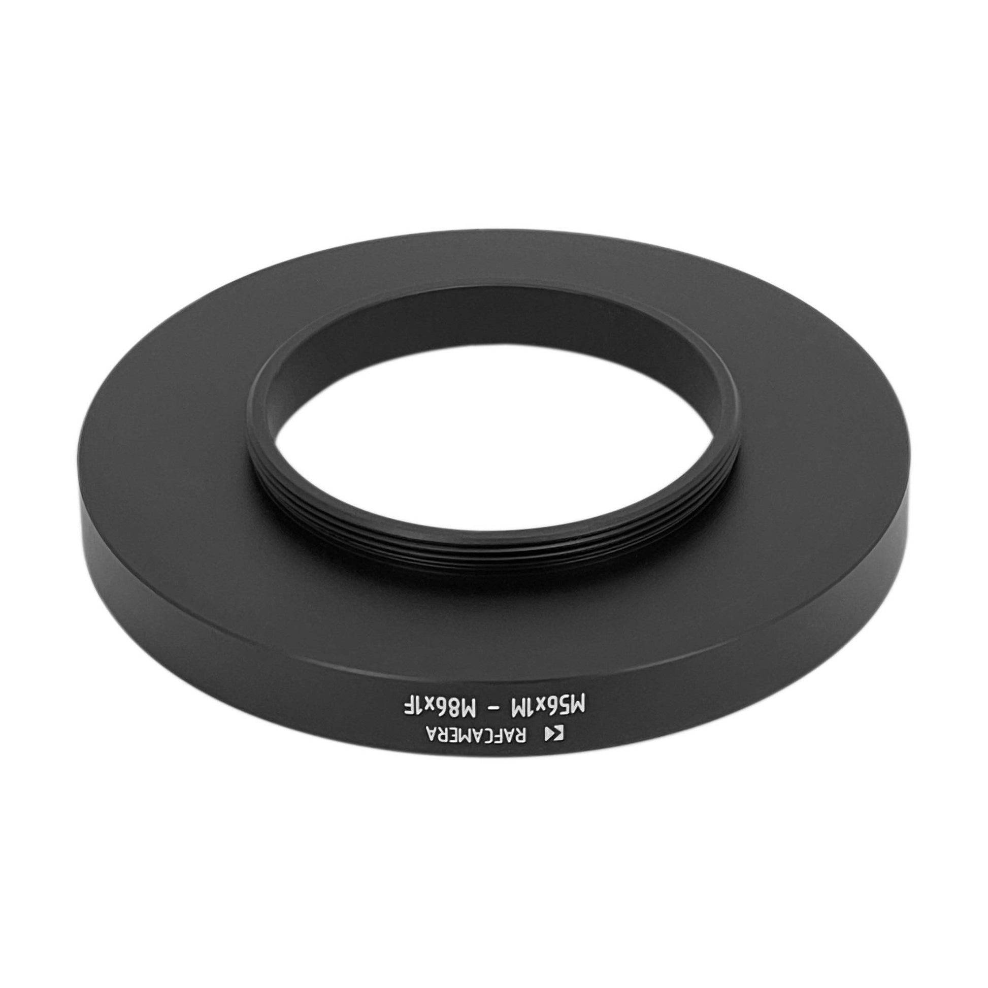 M56x1 male to M86x1 female thread adapter