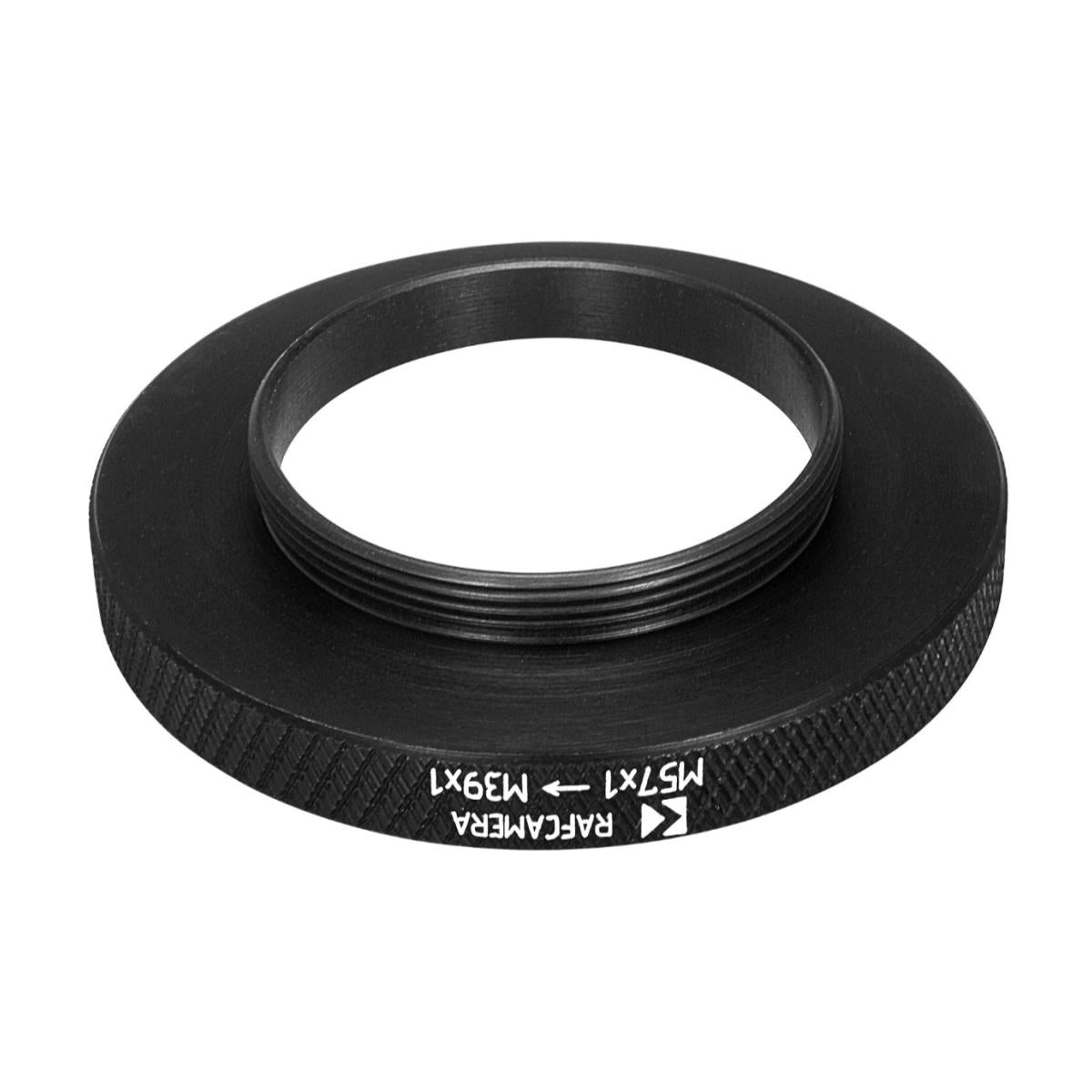 M57x1 female to M39x1 (LTM) male thread adapter