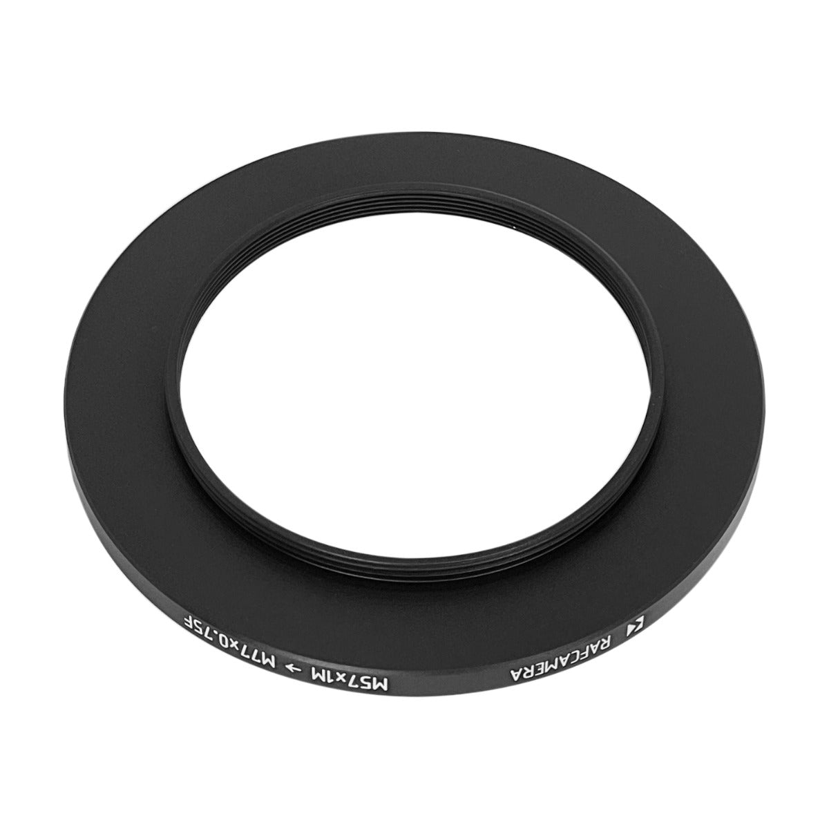 M57x1 male to M77x0.75 female thread adapter