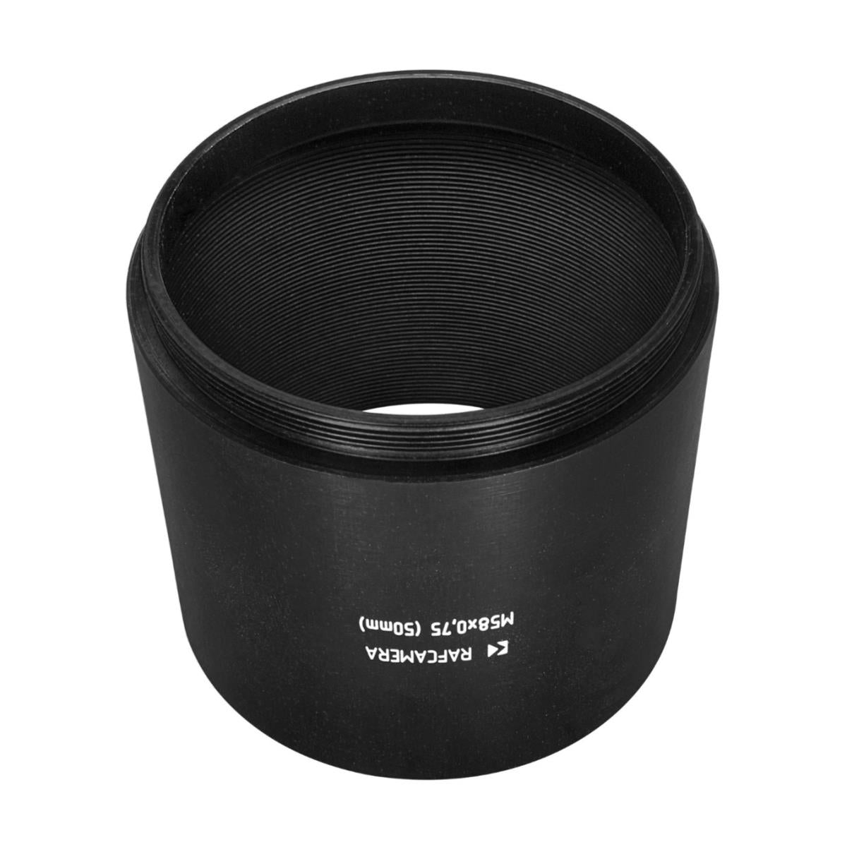 50mm extender for M58x0.75 thread