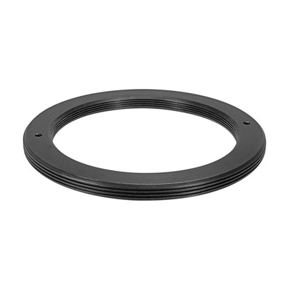 M58x0.75 female to M75x1 male thread adapter, flangeless