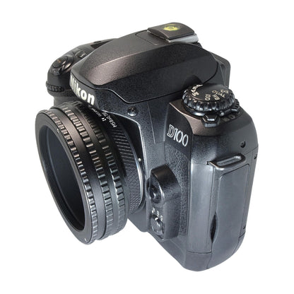M58x0.75 female thread to Nikon F camera mount adapter for focusing helicoids