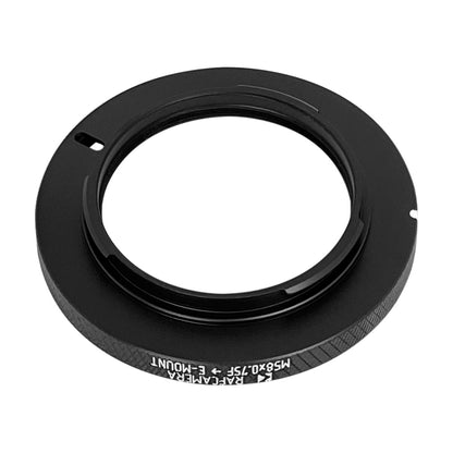 M58x0.75 female thread to Sony E-mount adapter for helicoids