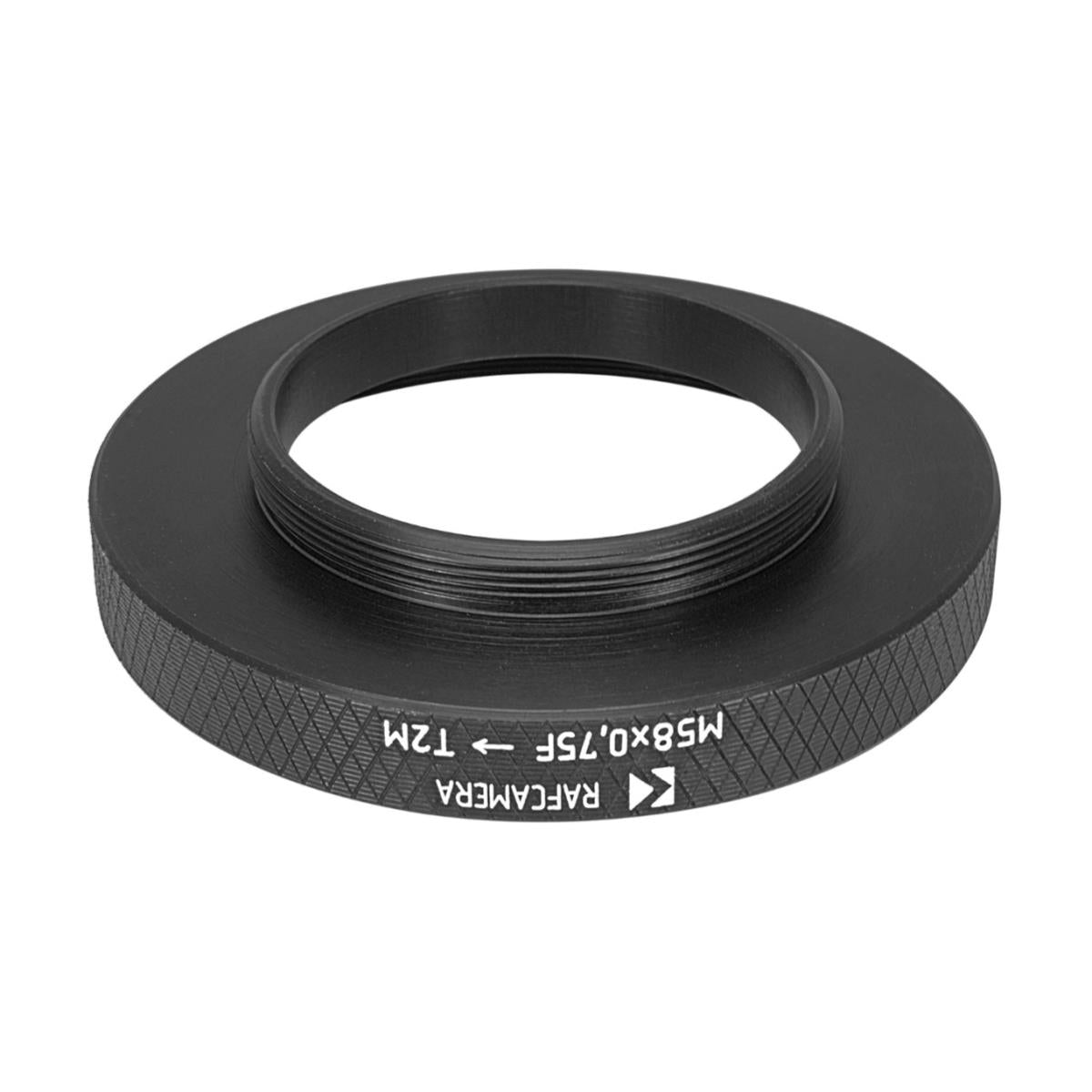 M58x0.75 female to T2 male adapter for Zeiss Grayline microscopes