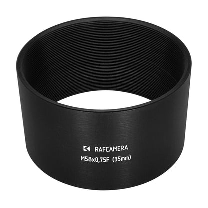 35mm tube with M58x0.75 female thread