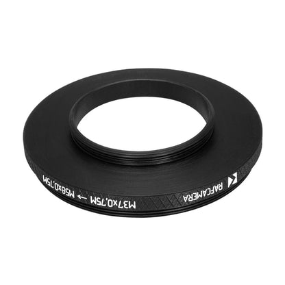 M58x0.75 male to M37x0.75 male thread adapter