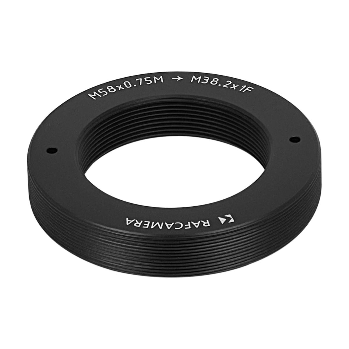 M58x0.75 male to M38.2x1 female thread adapter for Cooke Series III lens