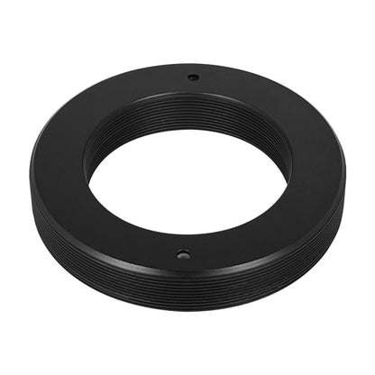 M58x0.75 male to M38x0.75 female thread adapter, flangeless, 7mm
