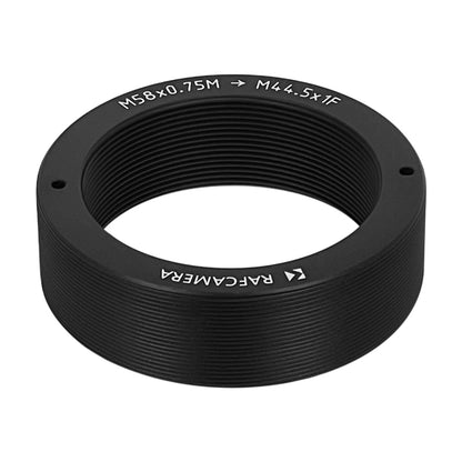 M58x0.75 male to M44.5x1 female thread adapter for Busch's Vademecum Satz No II lens