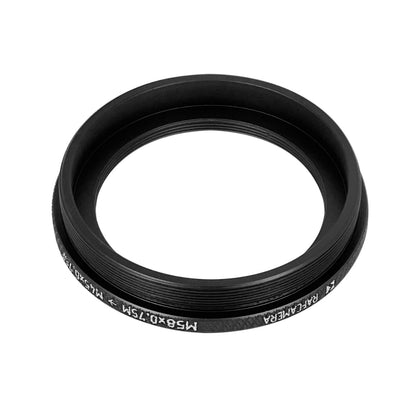 M58x0.75 male to M45x0.75 female thread adapter