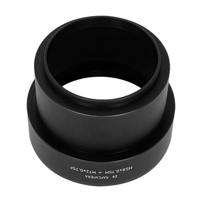 M58x0.75 male to M72x0.75 female thread adapter for Heidosmat on Copal #3