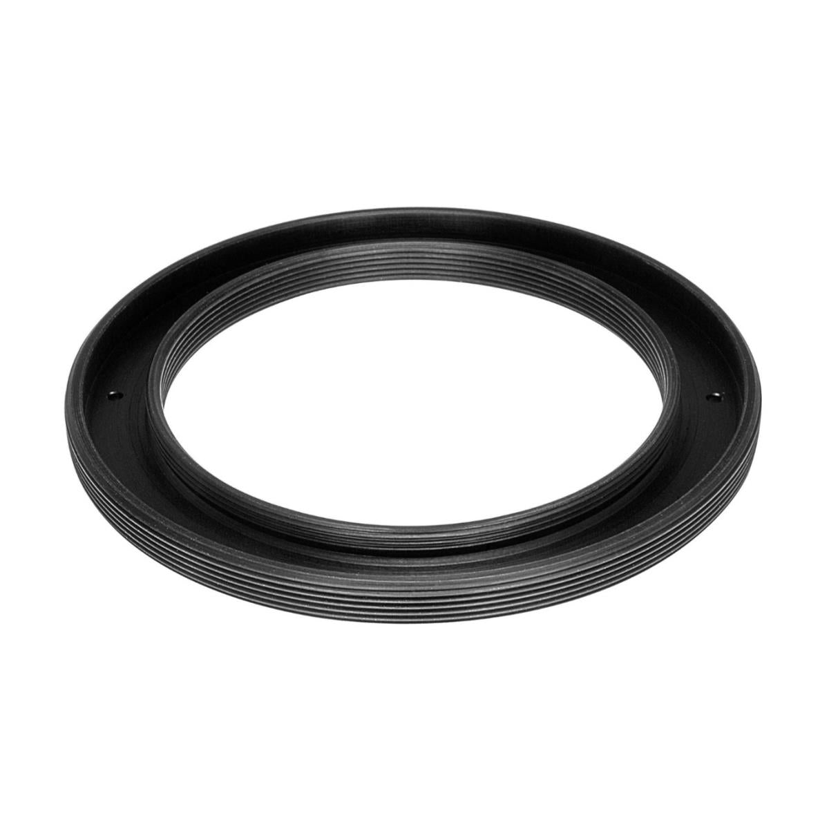M58x0.75 male to M75x0.75 male thread adapter with M55x0.75 female thread