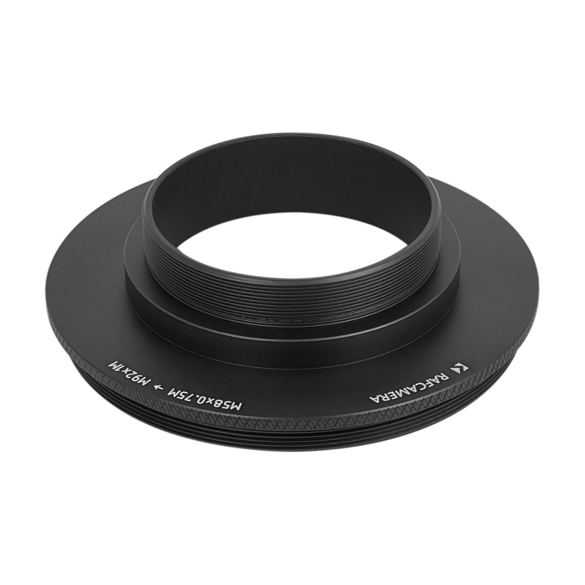 M58x0.75 male to M92x1 male thread adapter