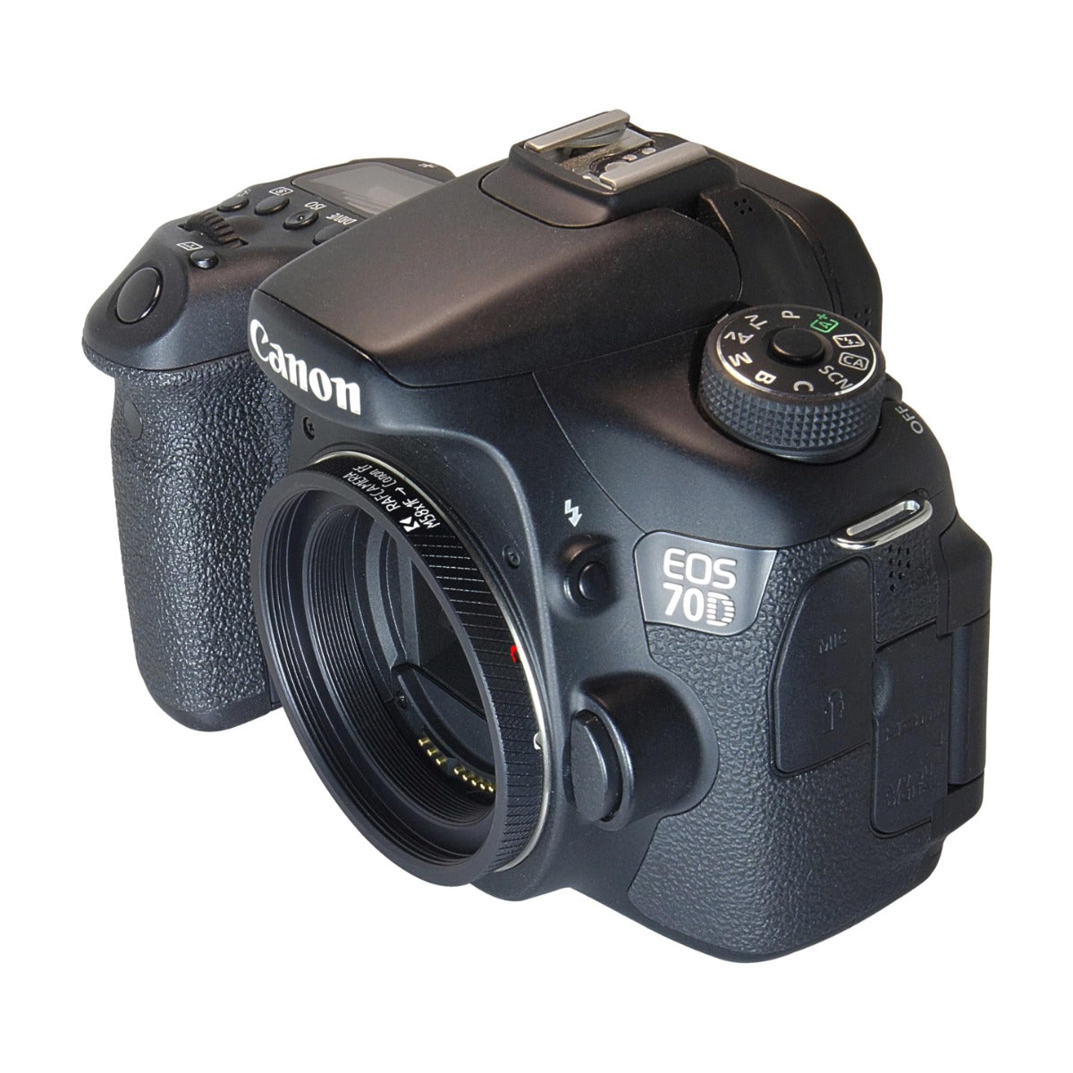 M58x1 female thread to Canon EOS (EF) camera mount adapter