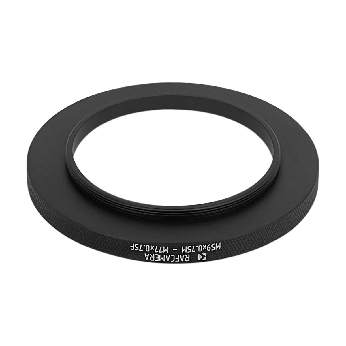 M59x0.75 male to M77x0.75 female thread adapter
