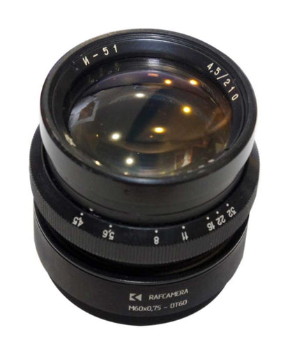 M60x0.75 to 60mm dovetail adapter to use Industar-51 lens on MBS-10 microscope